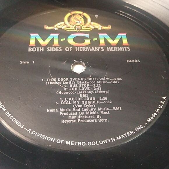 Both Sides of Herman's Hermits Vinyl Record - Picture 6 of 8